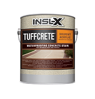Fine Paints TuffCrete Solvent Acrylic Waterproofing Concrete Stain is a solvent-borne acrylic concrete stain designed for deep penetration into concrete surfaces. With excellent adhesion, this product delivers outstanding durability in a low-sheen, matte finish that helps to hide surface defects.

Excellent adhesion
Durable low sheen finish
Color fade resistant
Quick drying
Deep concrete penetration
Superior wear resistance
Apply in one coat as a stain or two coats as an opaque coatingboom