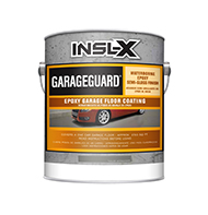 Fine Paints GarageGuard is a water-based, catalyzed epoxy that delivers superior chemical, abrasion, and impact resistance in a durable, semi-gloss coating. Can be used on garage floors, basement floors, and other concrete surfaces. GarageGuard is cross-linked for outstanding hardness and chemical resistance.

Waterborne 2-part epoxy
Durable semi-gloss finish
Will not lift existing coatings
Resists hot tire pick-up from cars
Recoat in 24 hours
Return to service: 72 hours for cool tires, 5-7 days for hot tiresboom