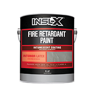 Fine Paints Fire Retardant Paint expands and forms a thick cellular char blanket, called intumescence, when attacked by flame. This latex paint retards flame spread, minimizes smoke development, and applies like a conventional latex flat paint.

Slows the spread of fire and smoke
Chemical reaction forms intumescence
For commercial & residential use
Low-VOC
Dries to a decorative flat finish